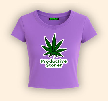 Productive Stoner It Girl Baby tee for Women