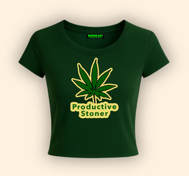 Productive Stoner It Girl Baby tee for Women