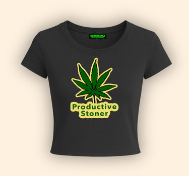 Productive Stoner It Girl Baby tee for Women