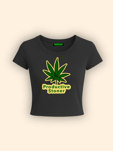 Productive Stoner It Girl Baby tee for Women