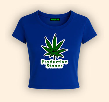 Productive Stoner It Girl Baby tee for Women