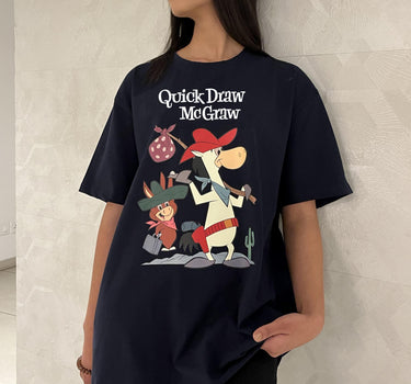 Quick Draw Mcgraw Oversized Tee (T-shirt) Oversized T-shirt Burger Bae 