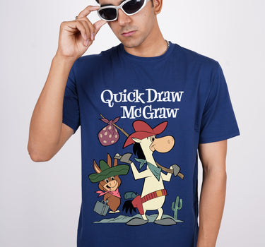 Quick Draw McGraw : Burger Bae Oversized  Tee For Men and Women