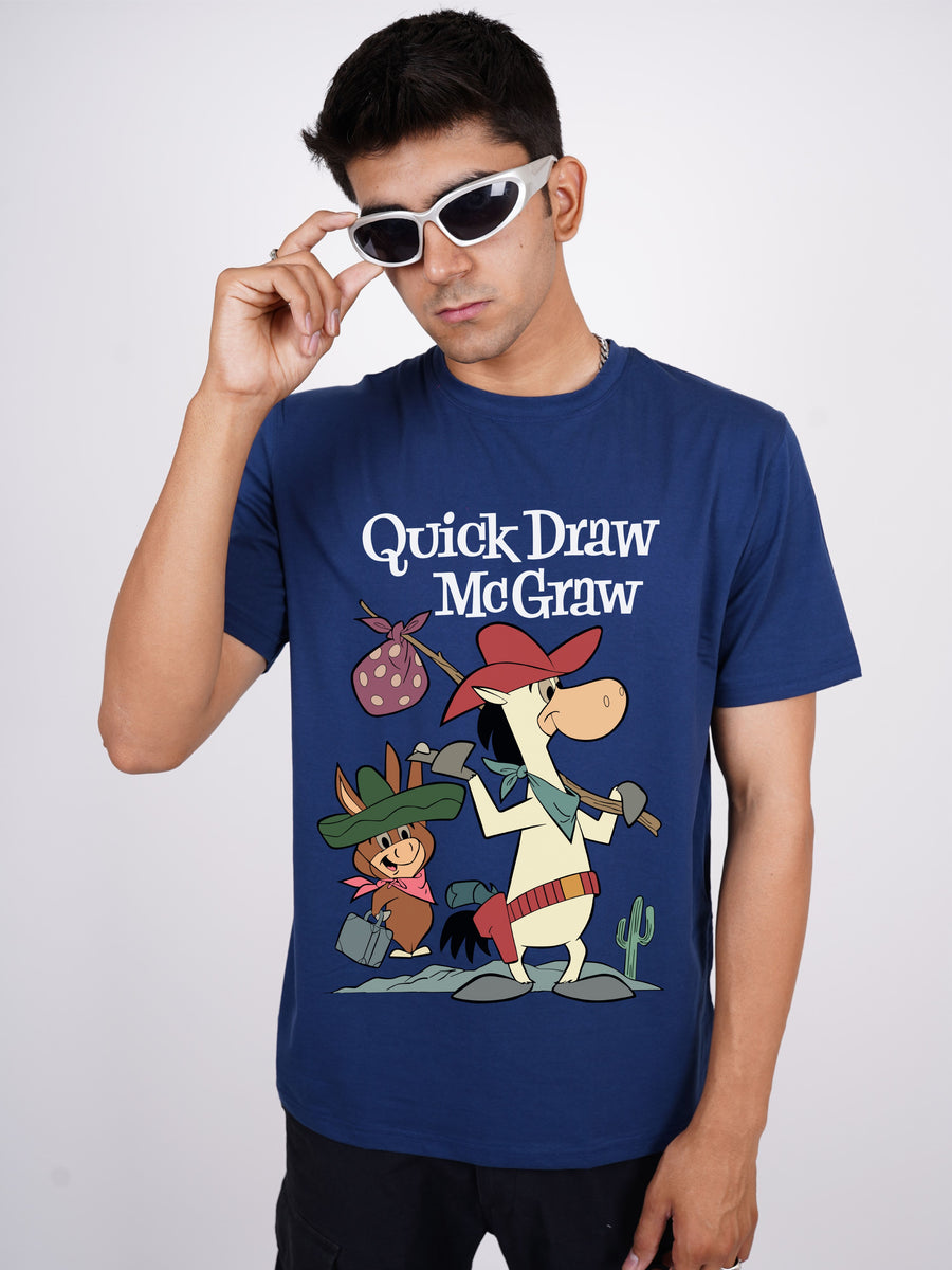 Quick Draw McGraw - Burger Bae Oversized Unisex Tee