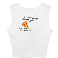 I Love Pizza - Burge Bae Sleeveless Rachel Tank For Women