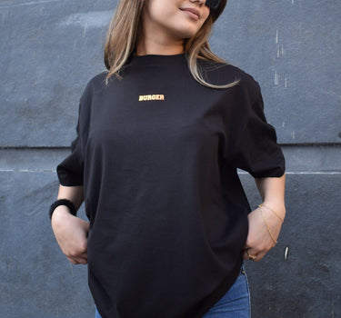 Rave & Wave (Holographic) Oversized Tee (T-shirt) Oversized T-shirt Burger Bae 