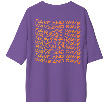 Rave & Wave (Holographic): Burger Bae Drop sleeved Unisex Tee