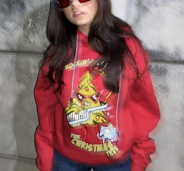 Rockin Around The Christmas Tree Hoodie Hoodies Burger Bae 