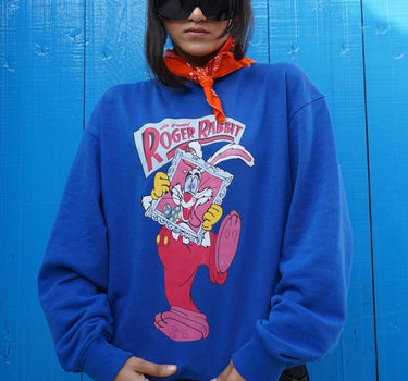 Roger Rabbit Baggy Sweatshirt Sweatshirt Burger Bae 