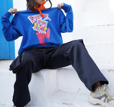 Roger Rabbit Baggy Sweatshirt Sweatshirt Burger Bae 