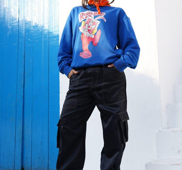 Roger Rabbit Baggy Sweatshirt Sweatshirt Burger Bae 