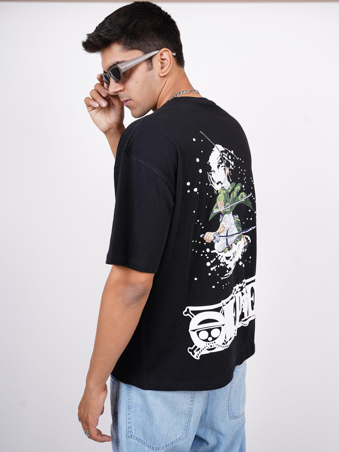 Roronoa zoro - One Piece Drop Sleeved Tee (T-shirt For Men) - BurgerBae