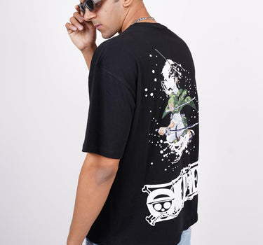 Roronoa zoro - One Piece Drop Sleeved Tee (T-shirt For Men) - BurgerBae