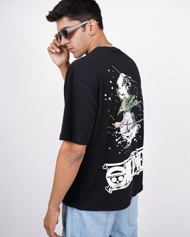 Roronoa zoro - One Piece Drop Sleeved Tee (T-shirt For Men) - BurgerBae