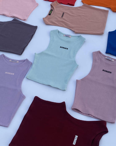 Racer Tanks All Colors Tanks Burger Bae 