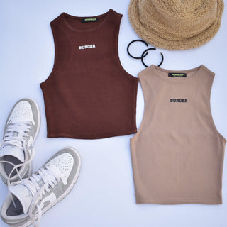 Racer Tanks All Colors Tanks Burger Bae 