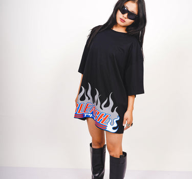 RUKIA Drop-Sleeved Unisex Tee (Bleach Collection Oversized T-shirt) - BurgerBae