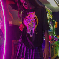 Sailor Moon Oversized Tee (T-shirt) Oversized T-shirt Burger Bae FreeSize Black 
