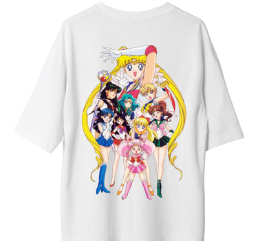 Sailor Moon : Burger Bae Oversized  Tee For Men and Women