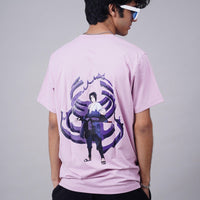 Sasuke-Naruto Tee (T-shirt) For Men T-shirt Burger Bae S Lilac 