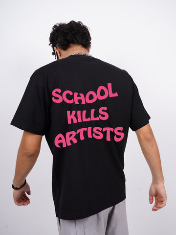 School Kills Artists (Glow In Dark) - Regular Unisex Tee