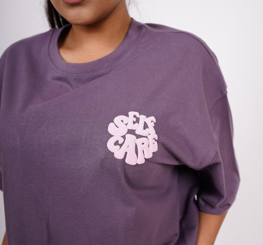 Self Care Oversize Tee (T-shirt) Oversized T-shirt Burger Bae 