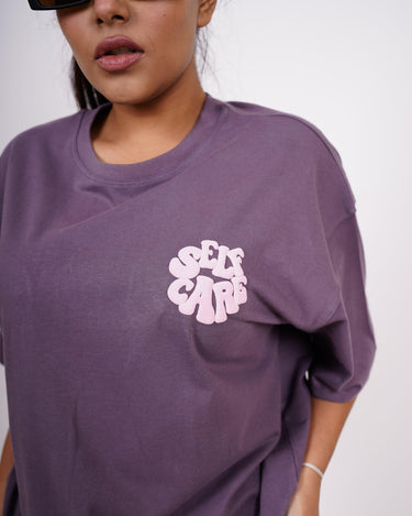 Self Care Oversize Tee (T-shirt) Oversized T-shirt Burger Bae 