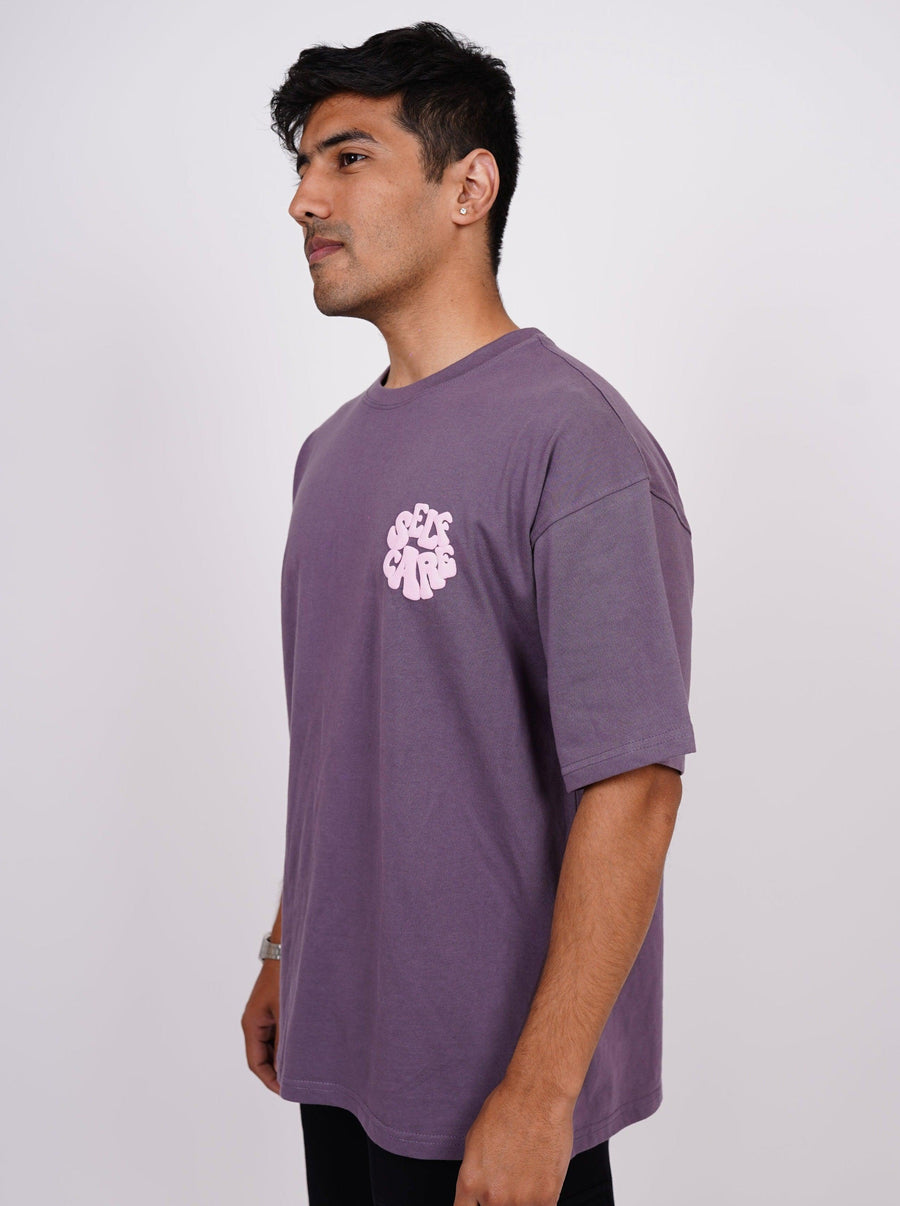 Self Care Drop-Sleeved Tee (T-shirt) For Men - BurgerBae