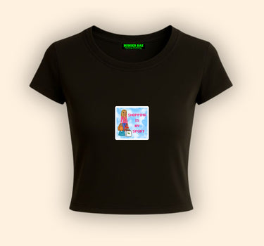 Shopping is my sport It Girl Baby tee for Women