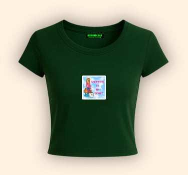 Shopping is my sport It Girl Baby tee for Women