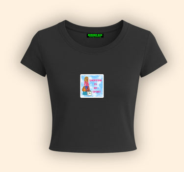 Shopping is my sport It Girl Baby tee for Women