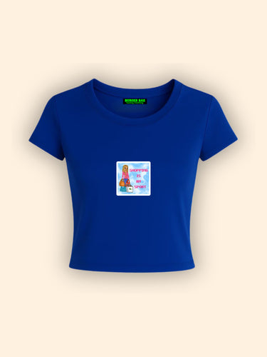 Shopping is my sport It Girl Baby tee for Women