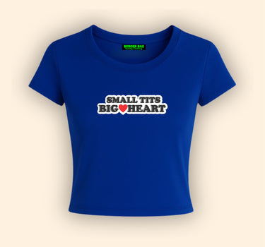 Small T**s Big Heart It Girl Baby tee for Women