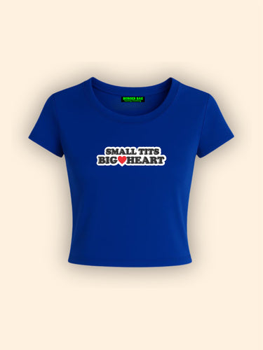 Small T**s Big Heart It Girl Baby tee for Women