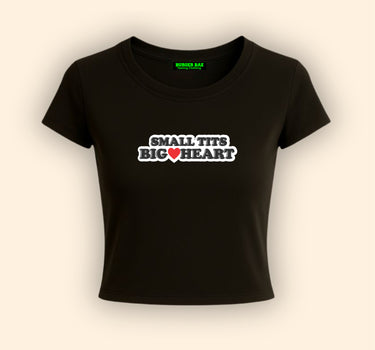 Small T**s Big Heart It Girl Baby tee for Women
