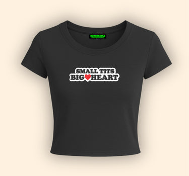 Small T**s Big Heart It Girl Baby tee for Women