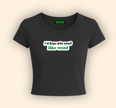 Smell Like Weed it Girl Baby tee for Women