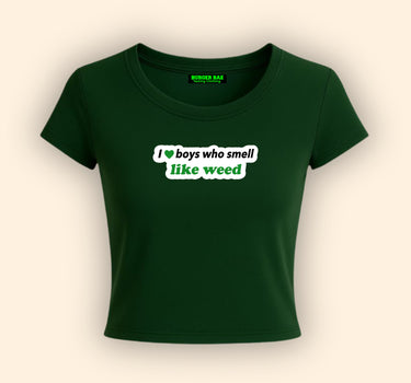 Smell Like Weed it Girl Baby tee for Women