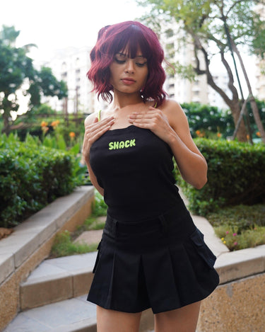 Snack Camisole Camisole Burger Bae XS Black 