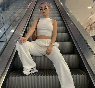 Snow Co-Ord Set Co-ord set Burger Bae S White 