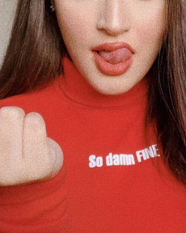 So Damn Fine Turtleneck Turtle-Necks Burger Bae 