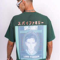 Spy X Family: Loid Forger Unisex Drop- Sleeved Tee (Spy X Family Collection Oversized T-shirt) - BurgerBae