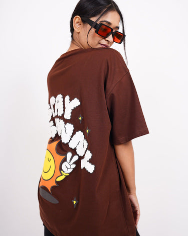 Stay Sunny Oversize Tee Oversized T-shirt Burger Bae 