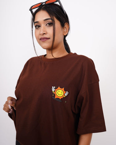 Stay Sunny Oversize Tee Oversized T-shirt Burger Bae 