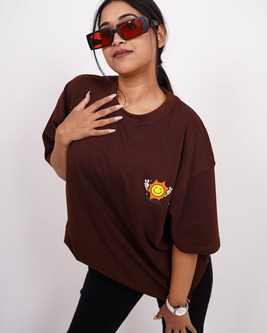 Stay Sunny Oversize Tee Oversized T-shirt Burger Bae 
