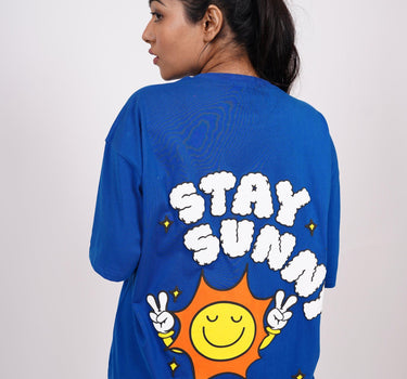 Stay Sunny Oversize Tee Oversized T-shirt Burger Bae 