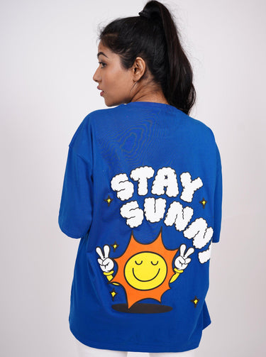 Stay Sunny Oversize Tee Oversized T-shirt Burger Bae 