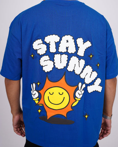 Stay Sunny - Drop-Sleeved Tee (T-shirt) For Men - BurgerBae