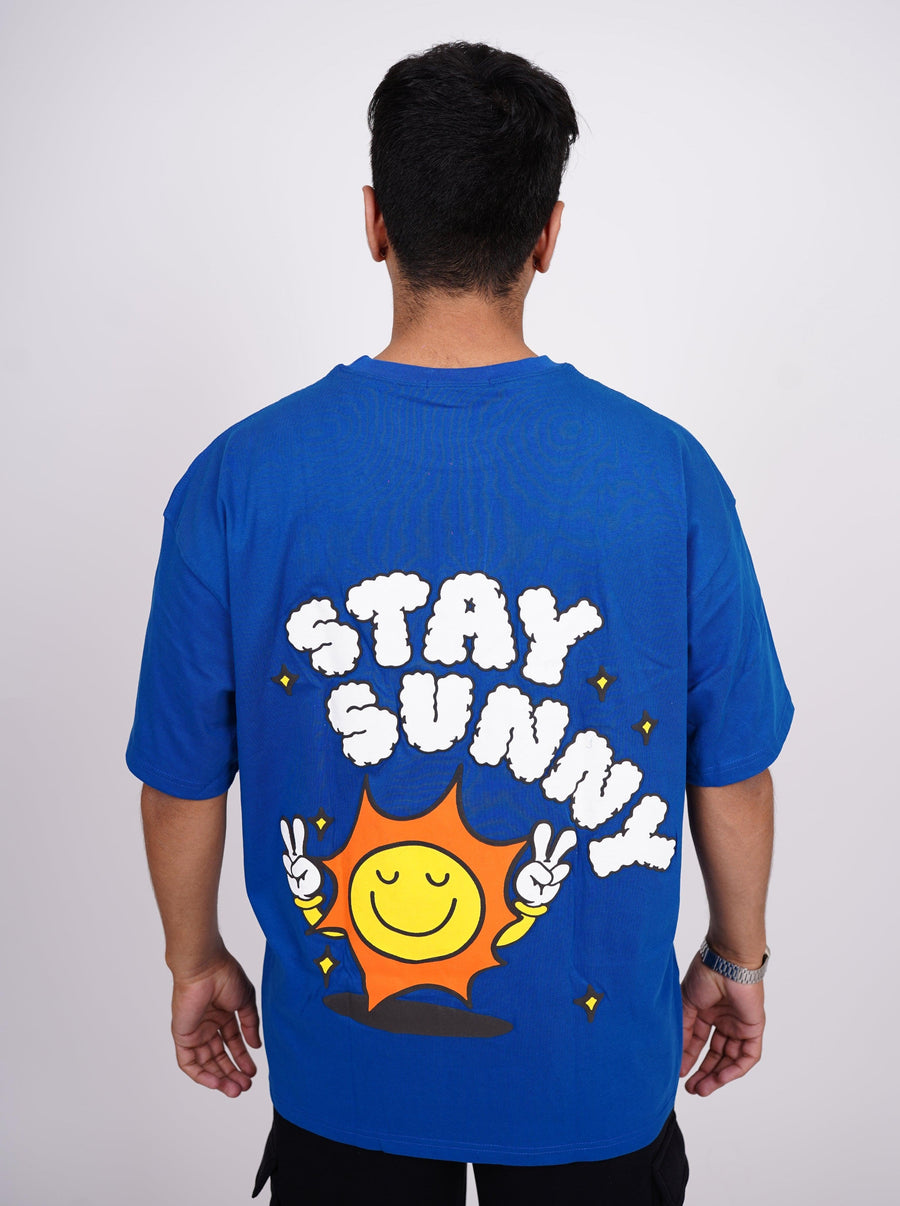 Stay Sunny - Drop-Sleeved Tee (T-shirt) For Men – BurgerBae