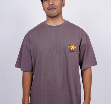 Stay Sunny - Drop-Sleeved Tee (T-shirt) For Men - BurgerBae